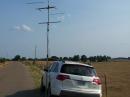 Found a place to get off the county road in EM33ax. Close to highest point in EM33...510ft ASL!